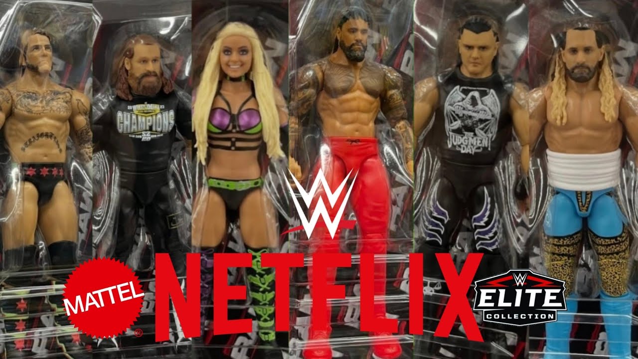 Précommande 08/25 - Figurines WWE Elite Collection Netflix Raw 15cm - Priest, Mysterio, Knight