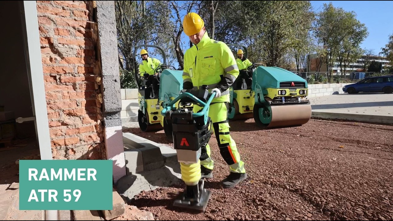 Ammann ATR 59 Rammer - Designed to Work Harder – and Longer - YouTube