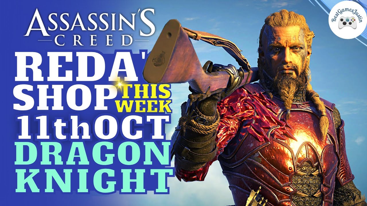 Assassin's Creed Valhalla Reda's Shop 11th 18th October. NEW Dragon