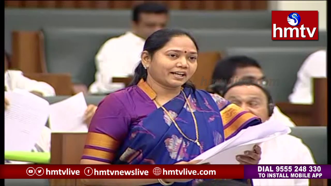 Home Minister Sucharitha Speech On Women Protection Bill In AP Assembly  | hmtv