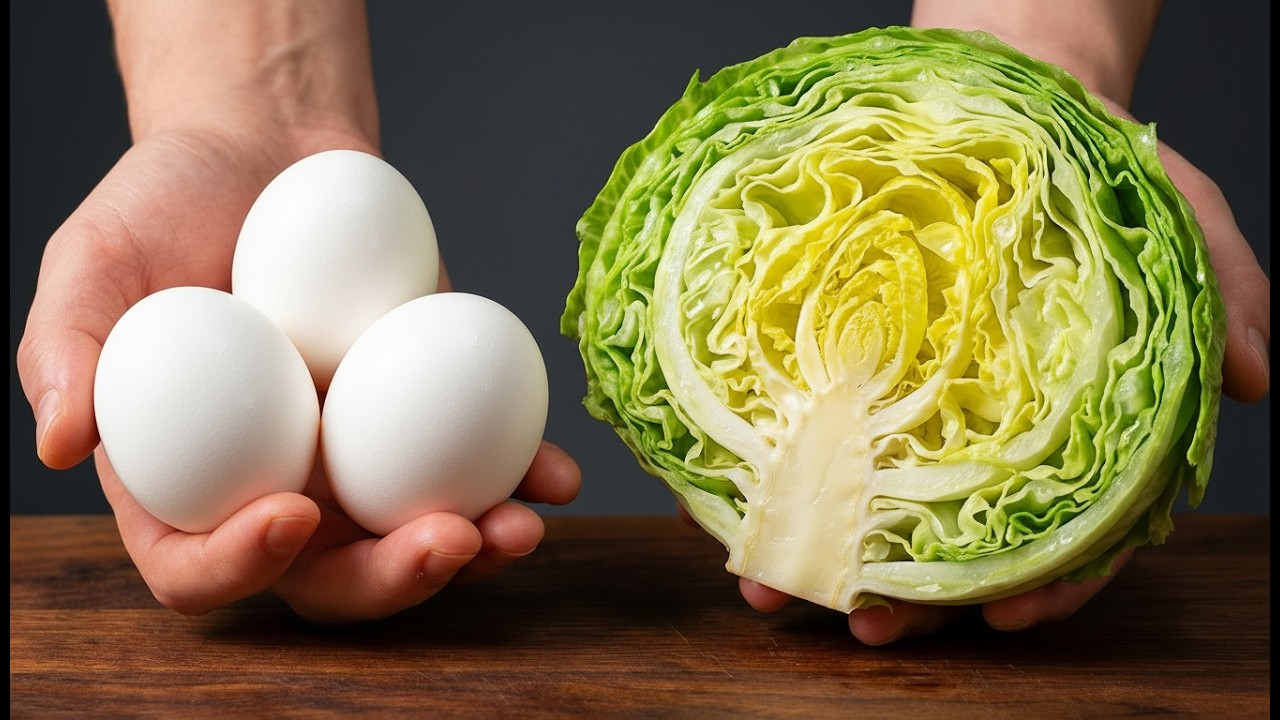 Just Mix 3 Eggs with Cabbage! An Easy, Budget Recipe That Tastes Amazing!