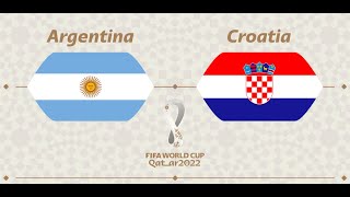 (LIVE HD) Argentina vs Croatia | SemiFinals World Cup 2022 | Full Match LIVE [PES 2021]