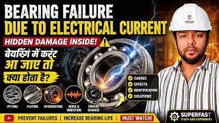Bearing Failure Due to Electrical Current | Hidden Damage Inside!