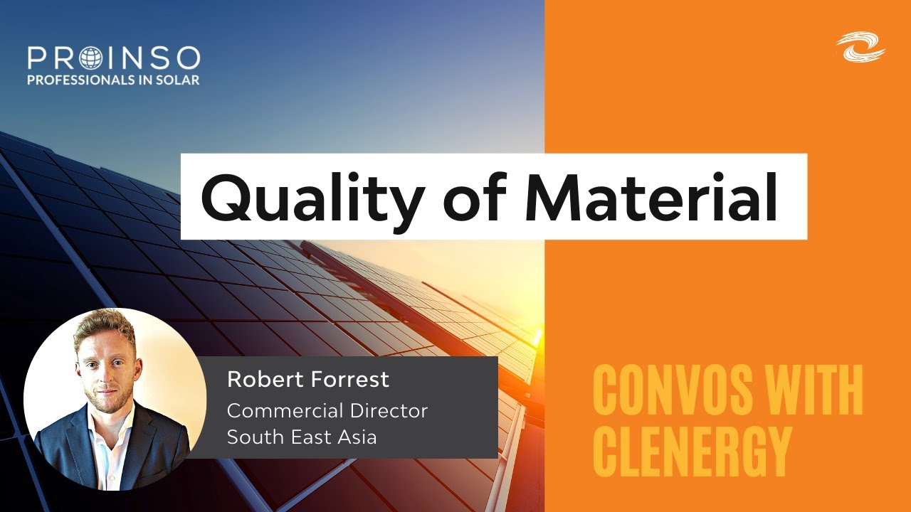 Convos with Clenergy | Quality of Material