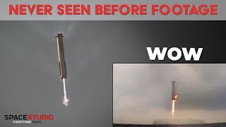 Starship Booster Landing : First Ever Footage of a Starship Super Heavy Booster Landing