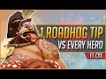 1 ROADHOG TIP vs EVERY HERO ft. Cyx (2019)