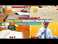 A Day In The Life Of A Class 10th Student 🤕 Class 10 Study Vlog | Study Vlog Class 10 | Study Vlog