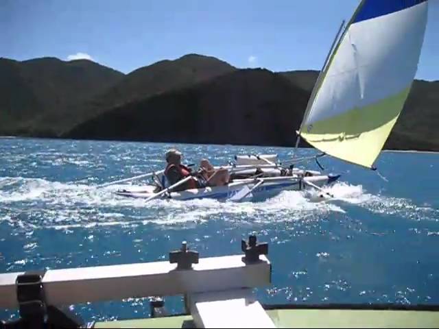 Viamare 400 (Pathfinder II) Inflatable Kayak & Sailboat - YouTube