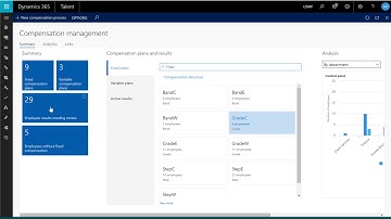 Dynamics 365 for Talent - Compensation