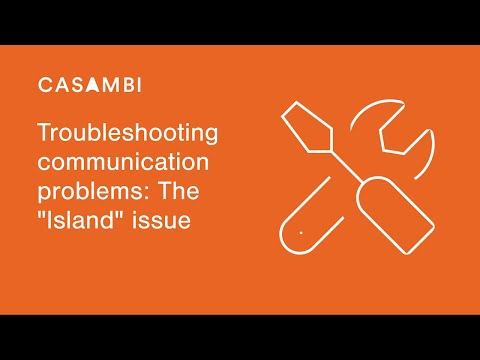 Troubleshooting communication problems: The 