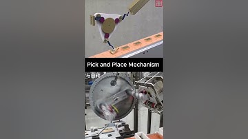Rotary Pick and Place Mechanism  #mechanical #cad #machine #mechanism #robot #3ddesign #cad