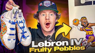 Unboxing the Lebron IV "Fruity Pebbles" Football Cleats
