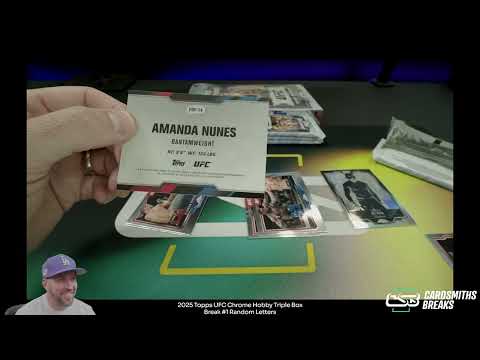 2025 Topps UFC Chrome Hobby Triple Box Break #1