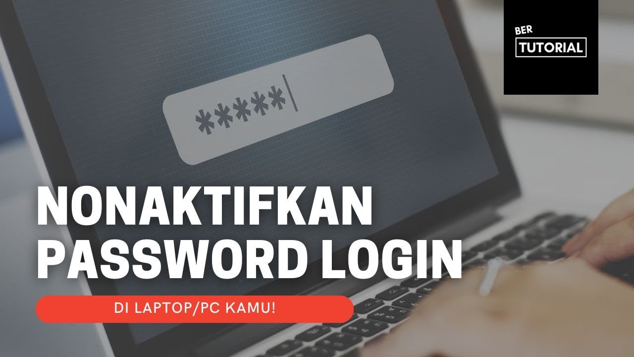 Menghapus password dan PIN login di Windows