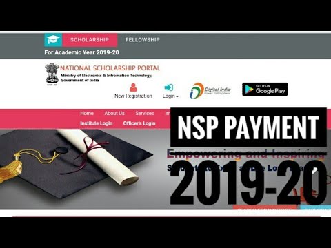 Nsp scholarship payment update | Renewal 2019-20