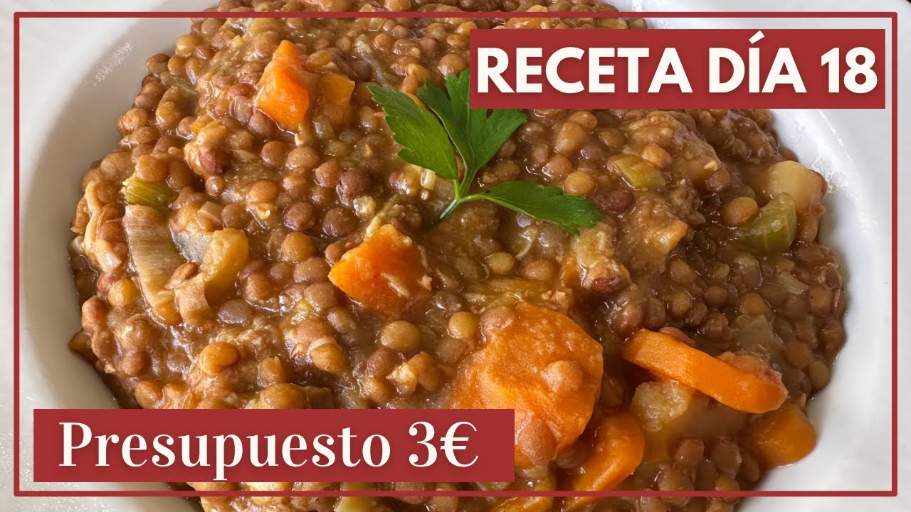 🌱Lentejas con verduras SIN CARNE *Aptas para VEGANOS* Fáciles, Rápidas y DELICIOSAS.