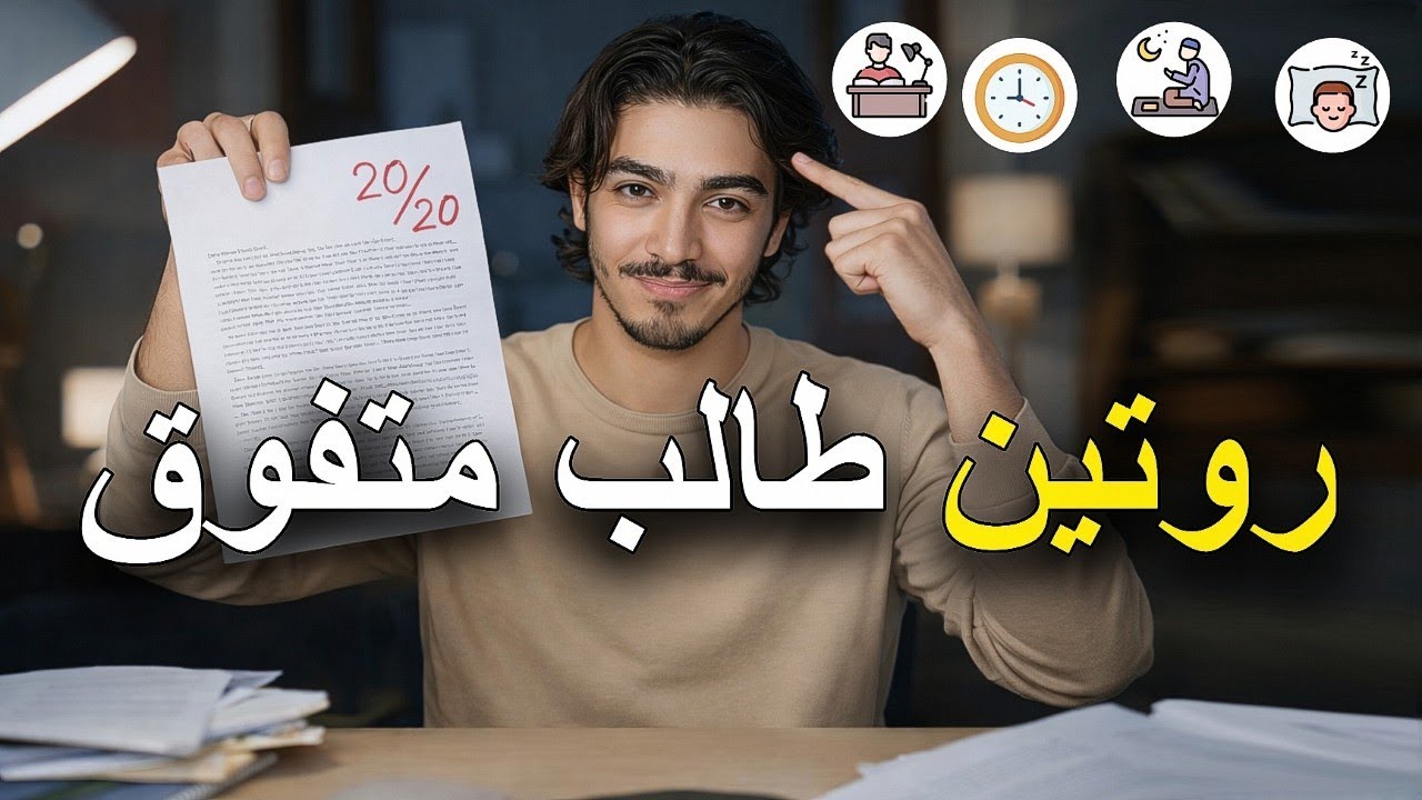 هذا هو روتين الطلاب المتفوقين 🔥 كيف يعيش الطالب المتفوق يومه📖