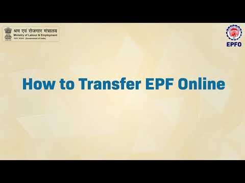 How to transfer EPF Online