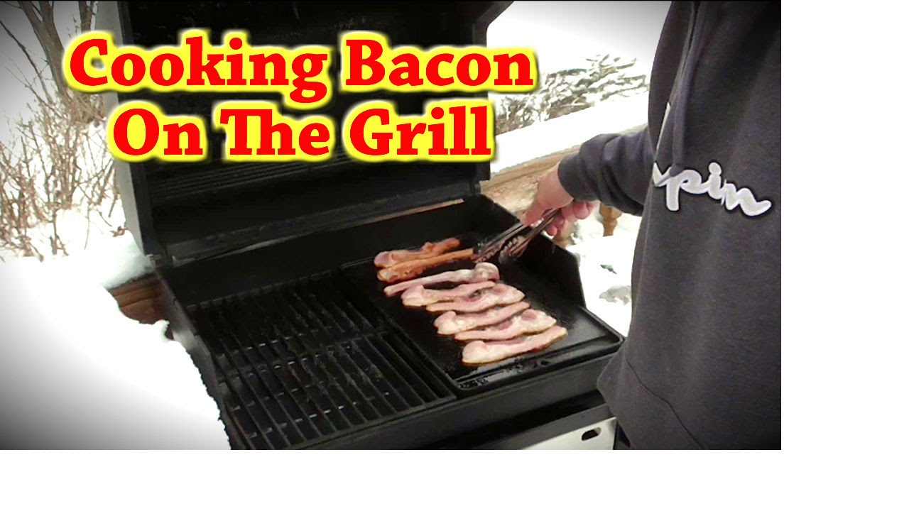 undersøgelse lindre sort Cooking Bacon on the Grill- Weber Griddle Accessory - YouTube