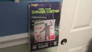 Spirit Halloween 2009 serial killer shower curtain