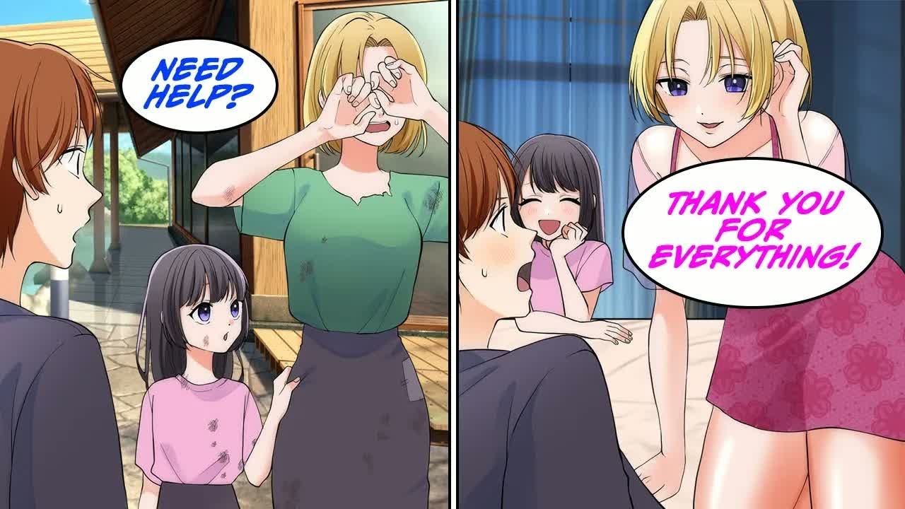 Manga Dub A mother in tattered clothes comes to the bathhouse RomCom