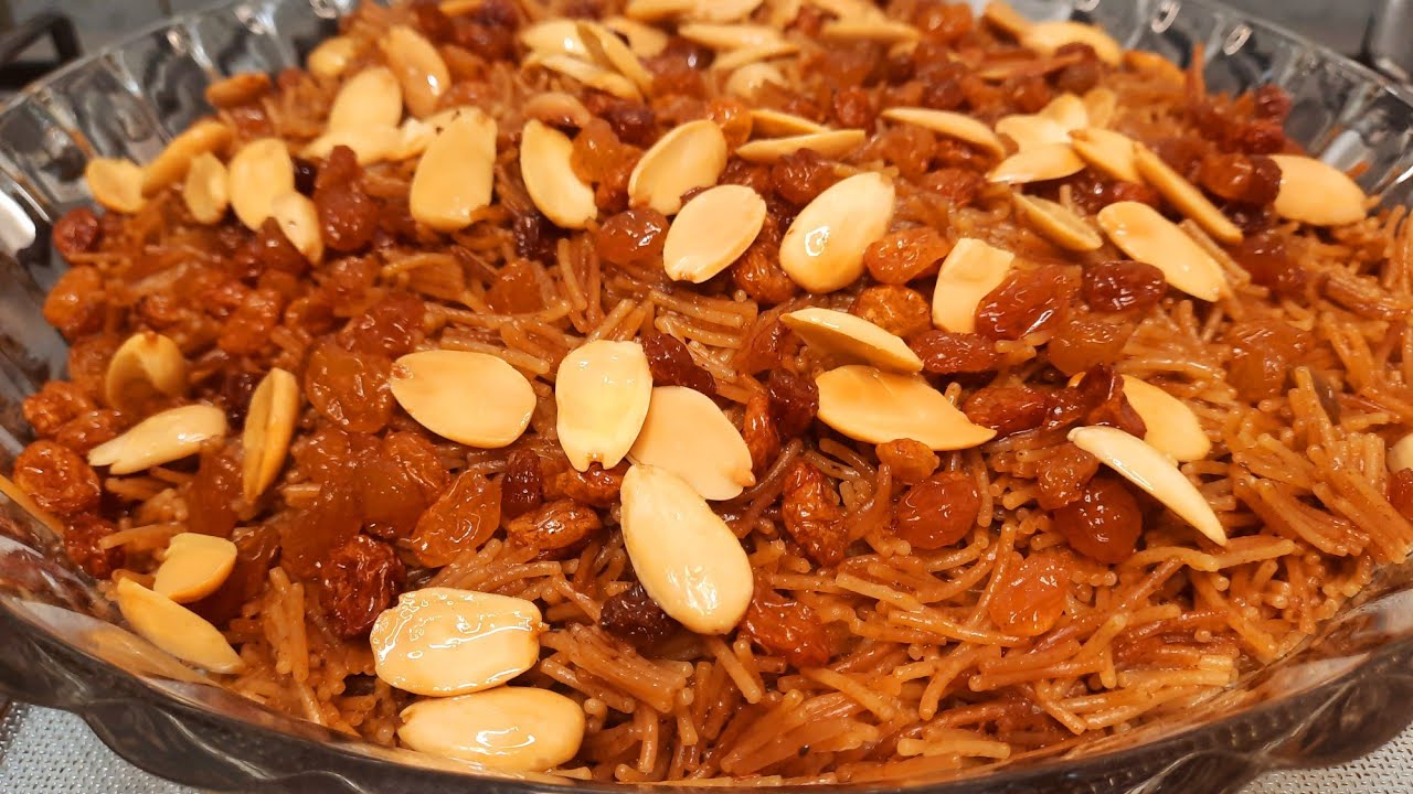 شعريه بالمكسرات على طريقتى ..... هتزين سفرتك .... والطعم حكايه 😋