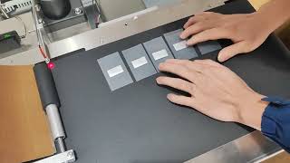 Short bags transparent bag paging and labeler equipment testing video
