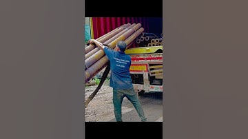 ms Seamless Pipe Import from China Unloading