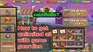 How I Make All Best Gadgets Heroes And Tower Max Level In Catnrobot Game