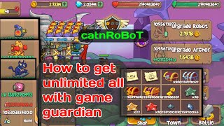 How I Make All Best Gadgets Heroes And Tower Max Level In Catnrobot Game screenshot 5