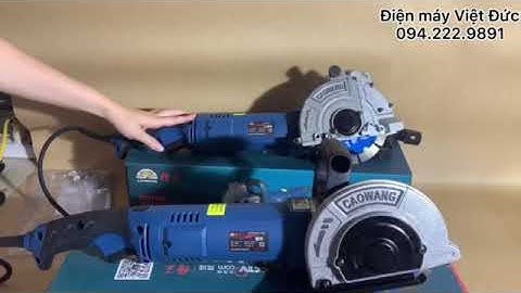 Giới thiệu đặc điểm và điểm khác biệt giữa máy cắt tường tạo rãnh 1 lưỡi CAOWANG - CW1332 và CW1336