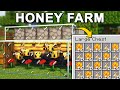 The best honey farm in minecraft 120 tutorial