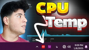 How to Monitor CPU & GPU Temperatures to Windows 11 Taskbar (Step-by-Step Guide) 🔥