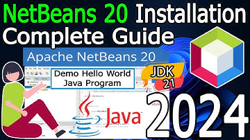 How to install NetBeans IDE 20 on Windows 11 (64 bit) [ 2024 Update ] JDK 21 | Complete guide