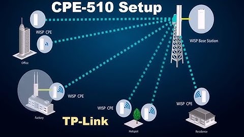 TP-Link CPE510 Point To Point Setup | TP Link CPE510 Outdoor Point To Point Configuration