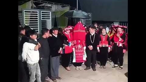 Lễ rước dâu của người dân tộc dao đỏ 