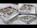 DIY DOLLAR TREE SUPER GLAM GLASS TRAY