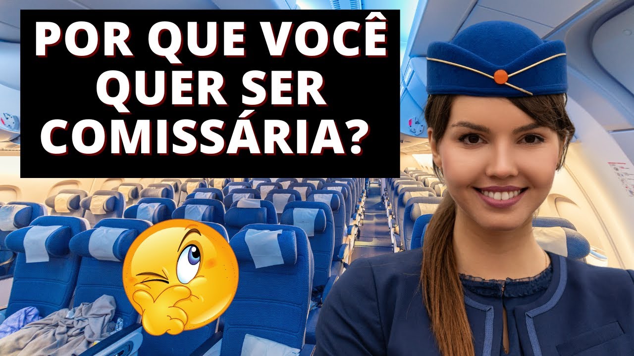 Por que VOCÊ quer SER Comissário de Voo? 3 Respostas PRÁTICAS!