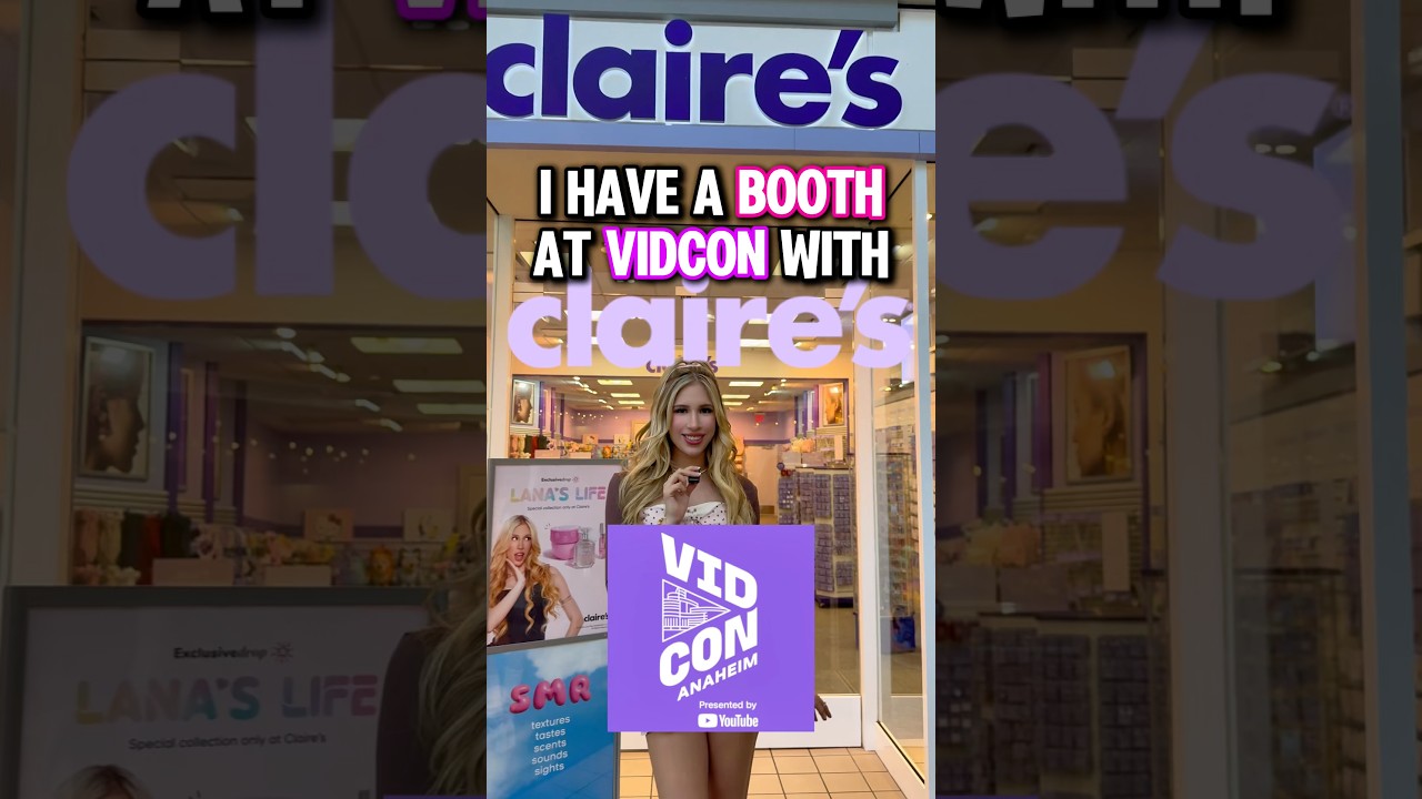 Come MEET ME At My “BOOTH” With CLAIRE’S At VIDCON!! #clairespartner @C@Claires