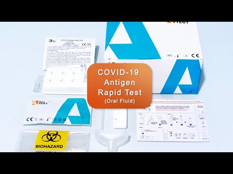 ALLTEST COVID-19 Antigen Rapid Test (Oral Fluid) Human Demo