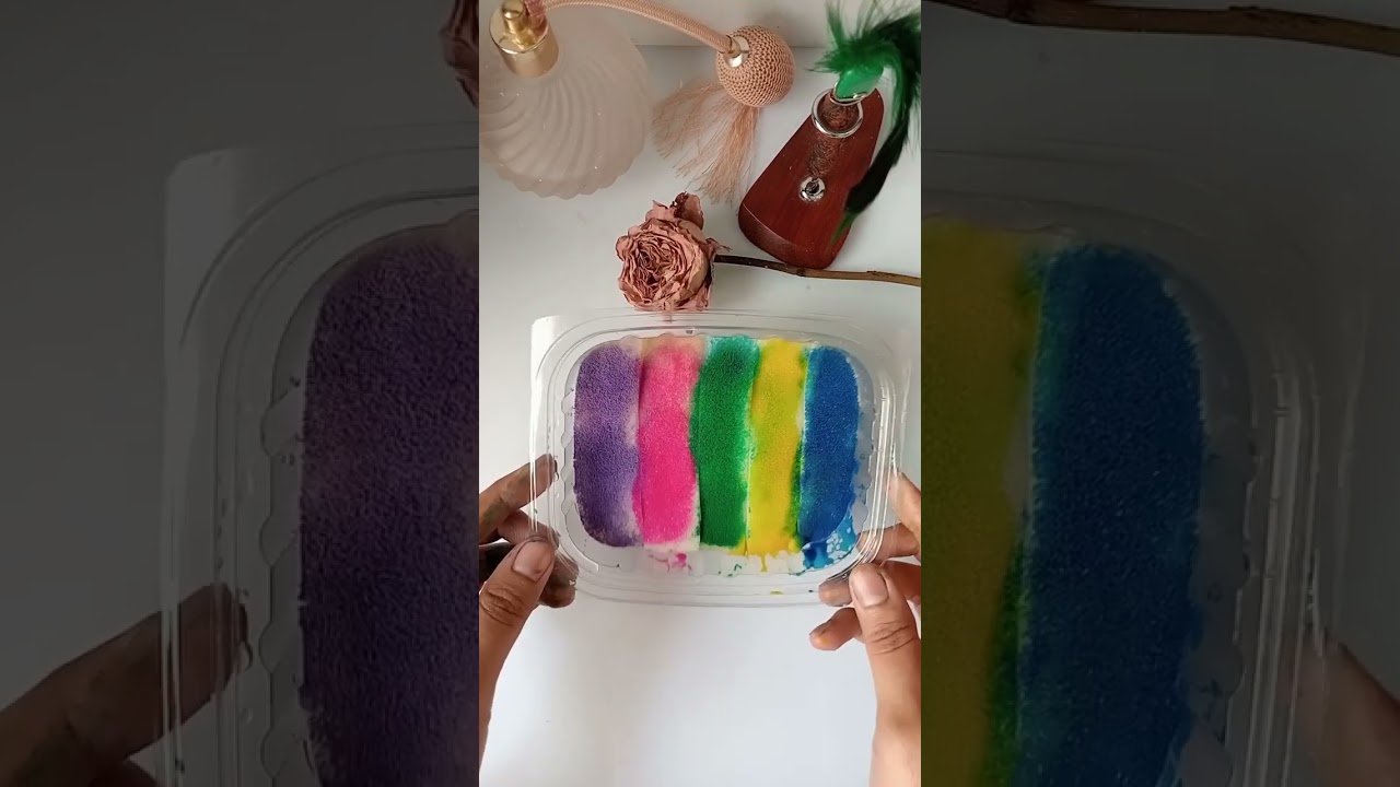 Diy Rainbow Ink Pad🌈 For Stamp Diy Crafts Scrapbooking | Multicolor Stamp Pad