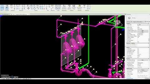 Cad line to revit 3d pipes