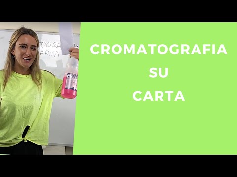 Video: Differenza Tra Cromatografia Su Carta Ascendente E Discendente