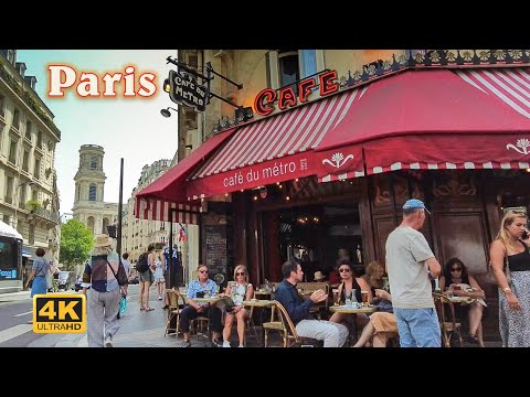[4K] Paris Summer Walks, 6th Arrondissement of Paris,  Eglise Saint Sulpice ( Interiors )