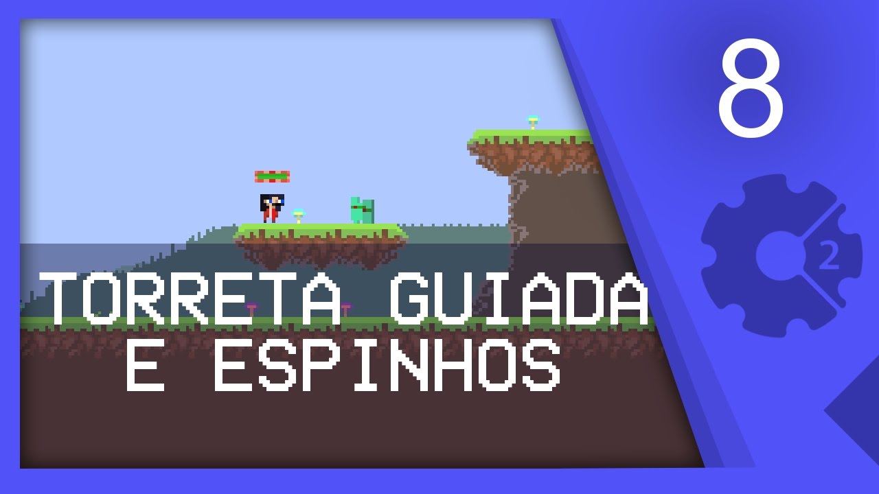 [CONSTRUCT 2] TORRETA GUIADA E ESPINHOS - Roguelike 8/16