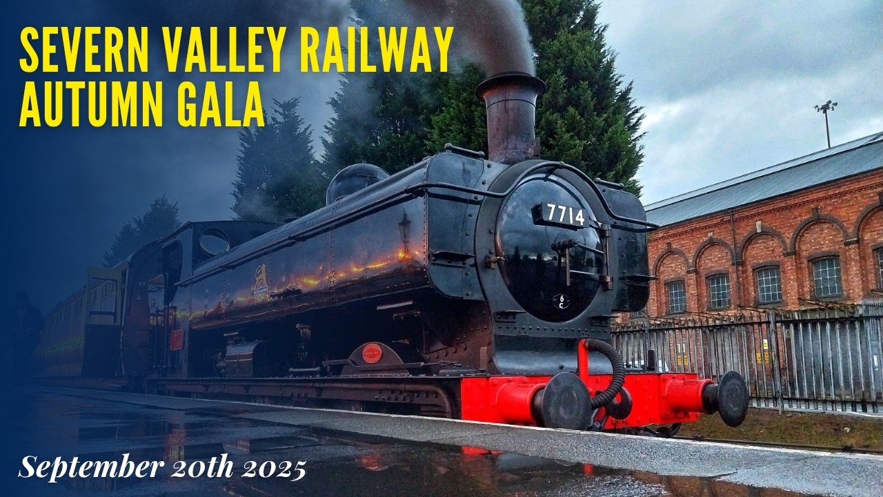 Severn Valley Railway Autumn Steam Gala 2025 20/9/25 #railwaycontent #steamengine #trainspotting