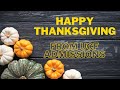 Happy thanksgiving from your friends in undergraduate admissions at ucf