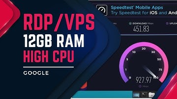 RDP/VPS google 12GB of RAM and GPU for 12 hours for Free