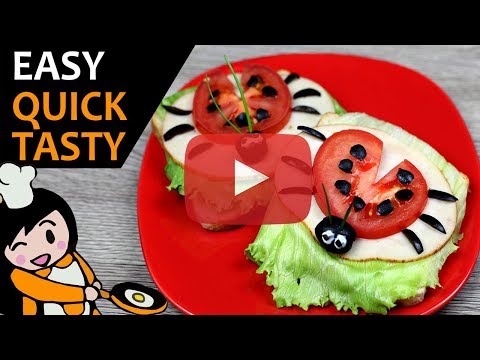 Video: Ladybug Sandwich For Baby