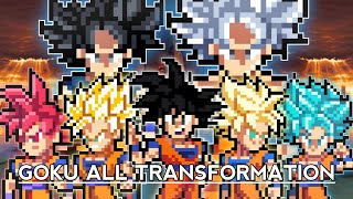 Goku All transformation | Sprite animation